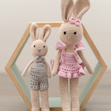 KawaiOnO Handmade Bunny Crochet Plushie Doll: Son Bunny