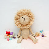 KawaiOnO 100% Cotton Crochet Lion Doll