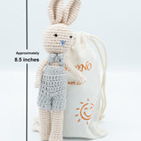 KawaiOnO Handmade Bunny Crochet Plushie Doll: Son Bunny